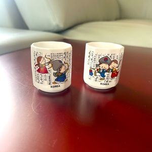 Set of 2 Korean Shot Glasses
